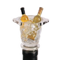 Acrylic Napa Wine Bucket Bottle Stopper w/Chrome Accents